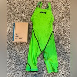 Arena Powerskin ST 12u competition suit - size youth 26 - worn for 1 race
